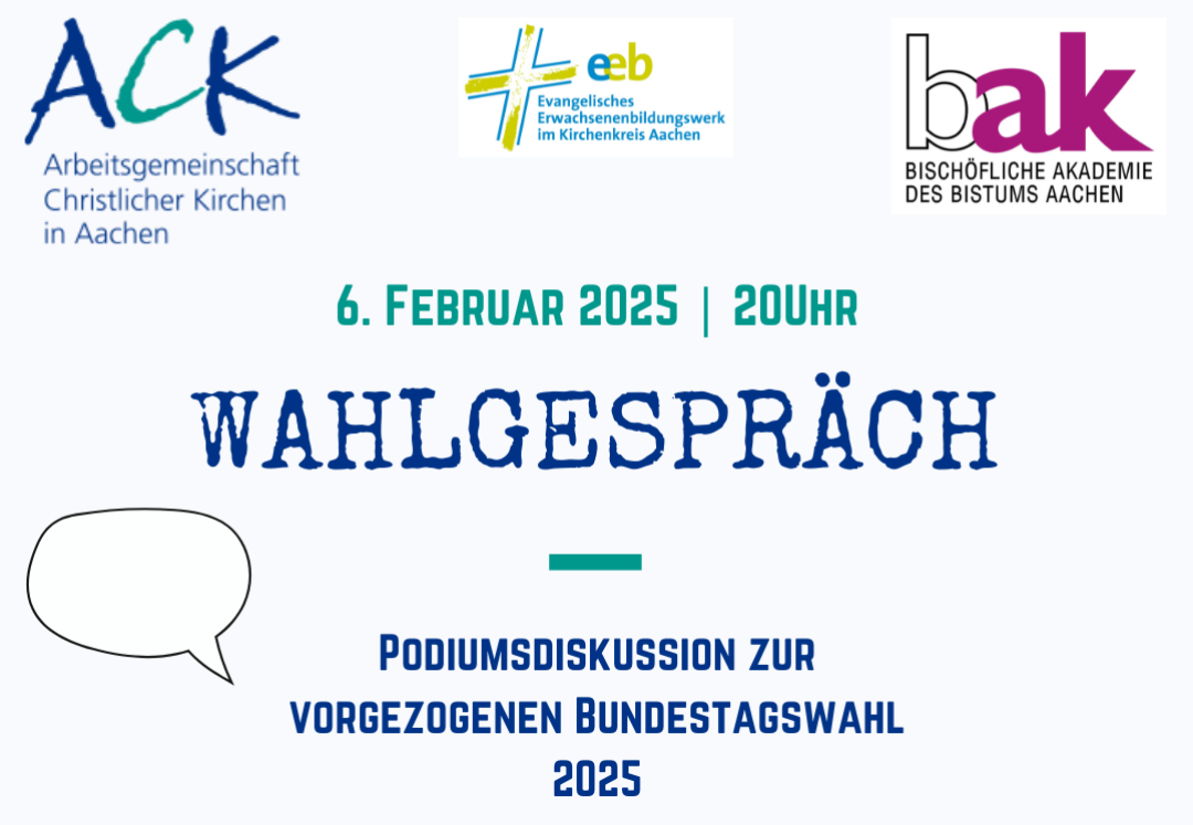 Wahlgespräch 2025 ACK Aachen (c) ACK Aachen