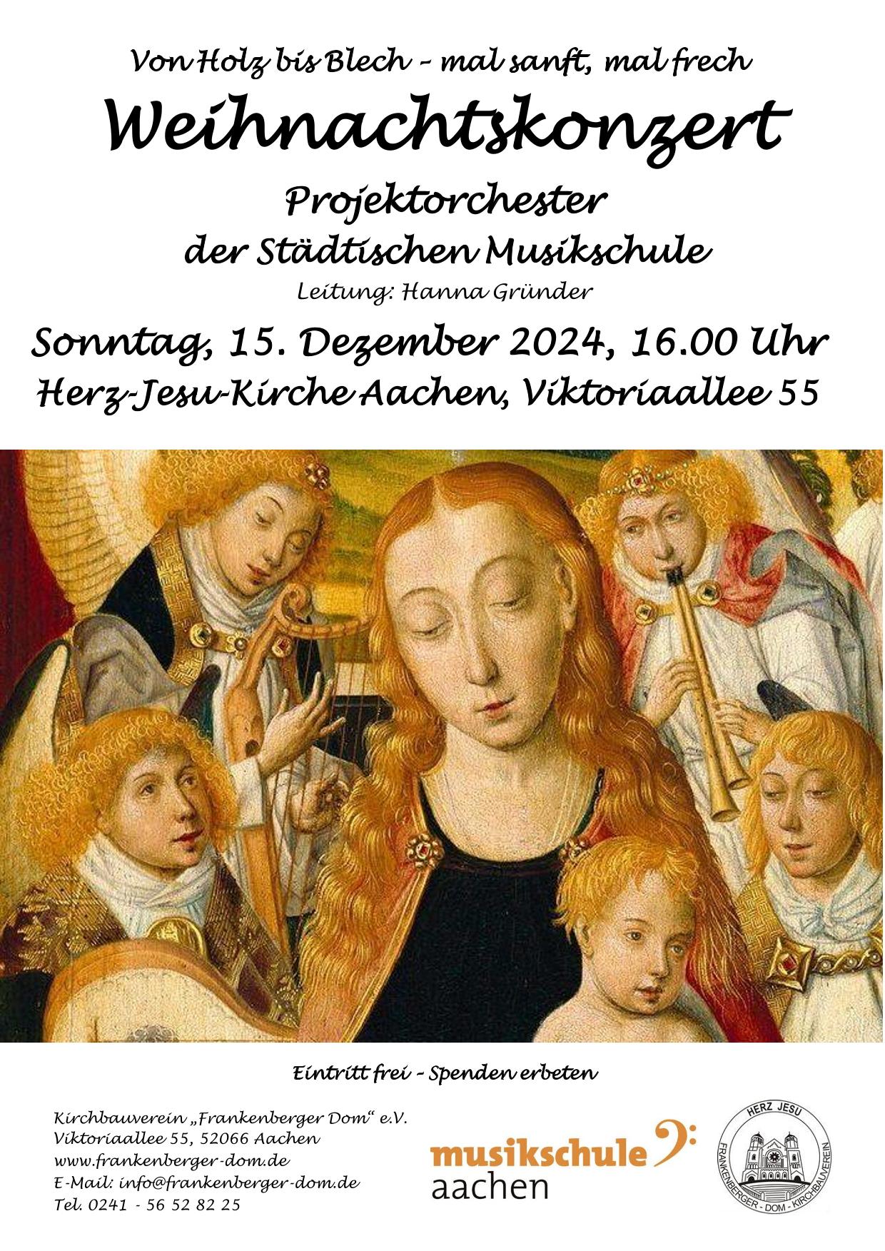 Weihnachtskonzert 2024 Herz Jesu (c) Musikschule Aachen